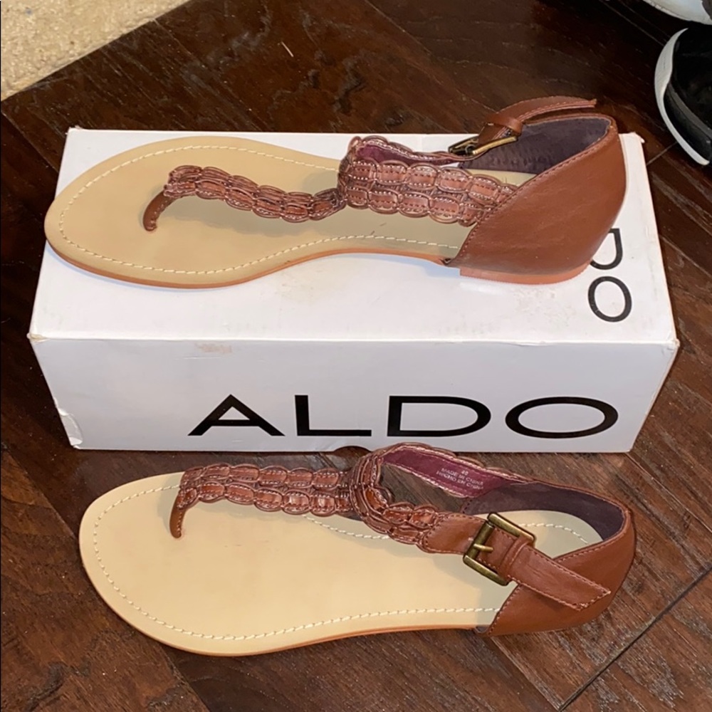 ALDO brown sandals